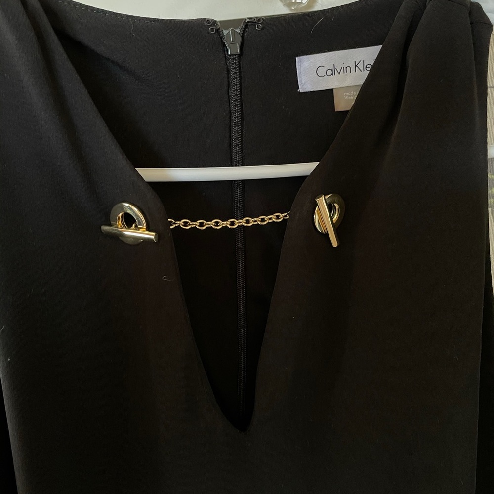 Black Calvin Klein dress